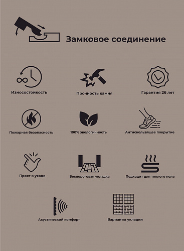 Виниловый SPC Ламинат ХАУС ГМ88038 ДУБ БОСТОН Классика