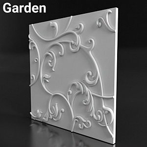 3D панель гипсовая "GARDEN"