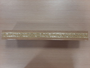 Карниз прямой 3р / 2,0 м / ПЕСОК / КРУЖЕВО