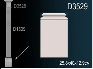 База пилястры Перфект D3529 