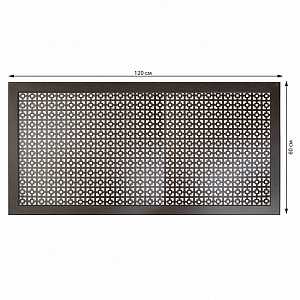 ЭКРАН для радиат.120х60см Дамаско венге DE LUXE