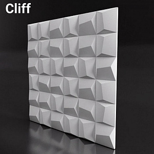 3D панель гипсовая "CLIFF"
