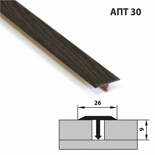 Профиль под плитку АПТ 30.2700 (00-неокрашенный)