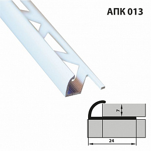 Профиль под плитку АПК 013.2700 (00-неокрашенный)