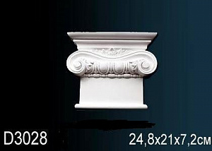 Капитель пилястры Перфект D3028 правая