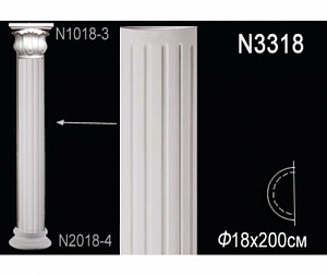 Ствол полуколонны Перфект N3318 