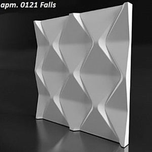 3D панель гипсовая "FALLS"