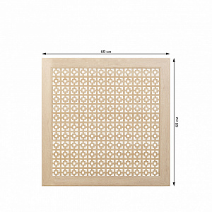 ЭКРАН для радиатора 60х60см Дамаско сонома DE LUXE